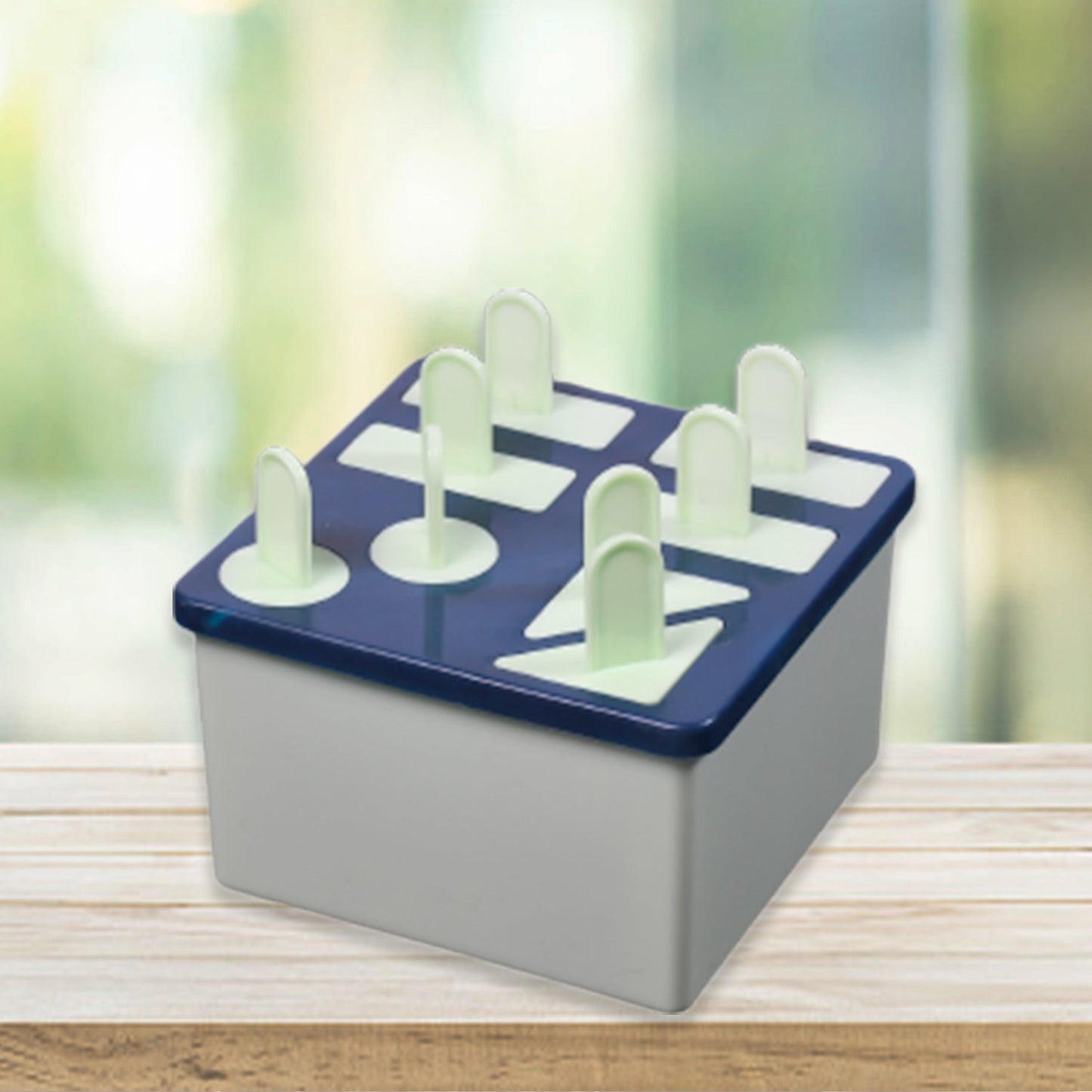 Plastic Kulfi Mold, Kulfi Molds 8 pcs Tray Ice Cream Mold Reusable Frozen Kulfi Maker sicle Sticks Lolly Ice sicle Candy Mold for Children