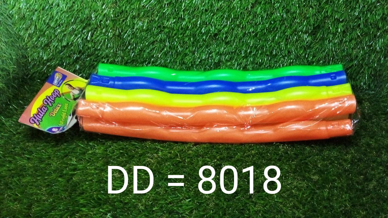 Hoops Hula Interlocking Exercise Ring for Fitness with Dia Meter Boys Girls and Adults (8 Pcs Set)
