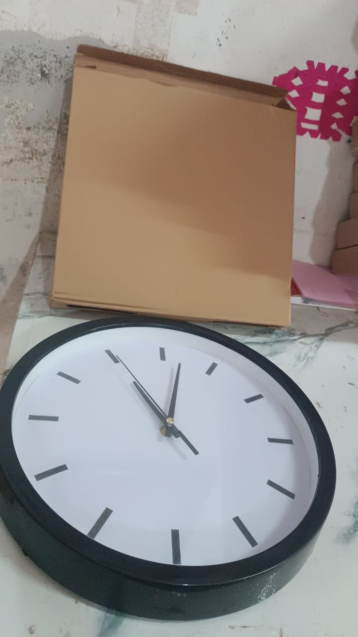 Classic Wall Clock for Home and Office â€“ Mix Design Round 1 Pc Assorted Pattern