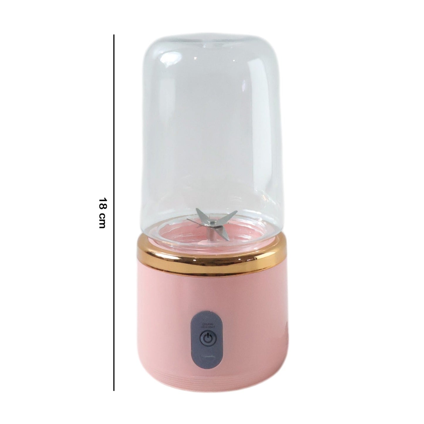 Rechargeable Portable Mini Juicer Blender Bottle Without Cup (1 Pc, 400 ML)
