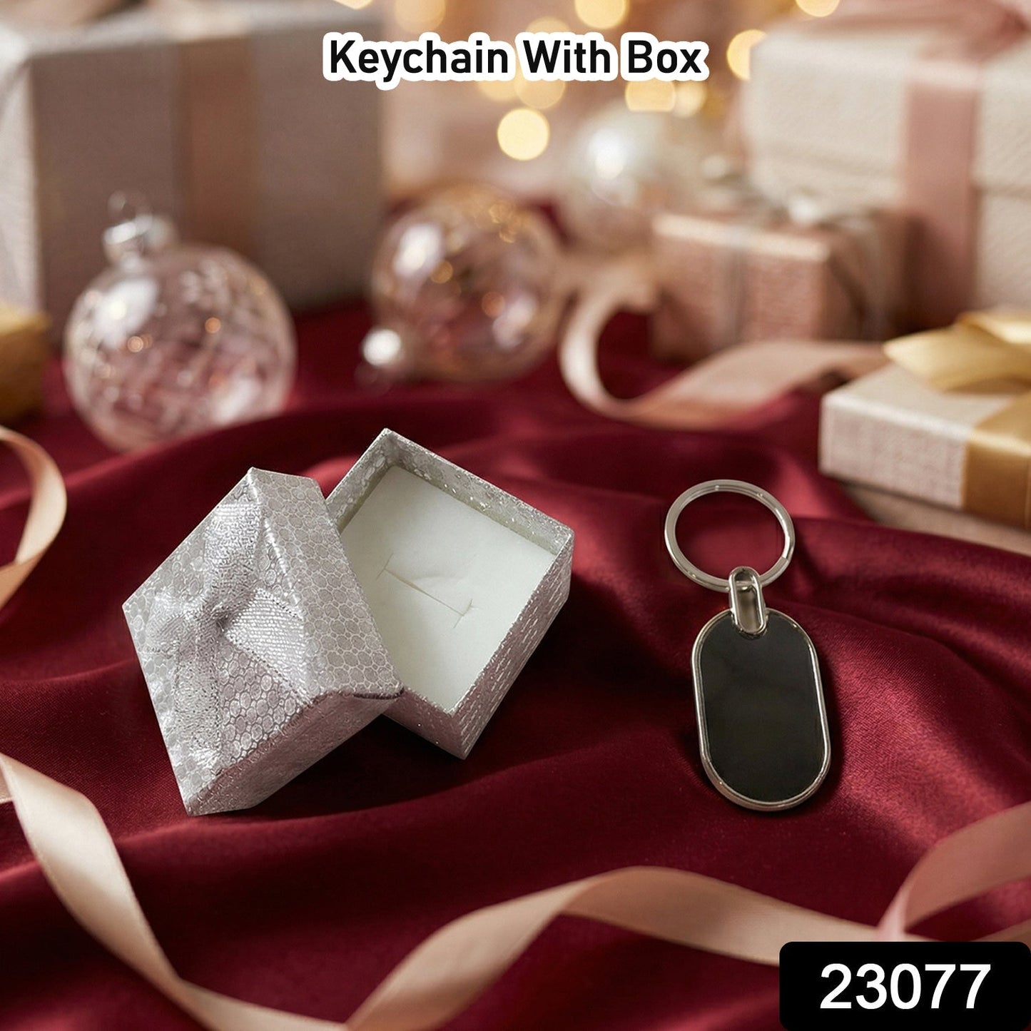 Premium Metal Keychain with Gift Box