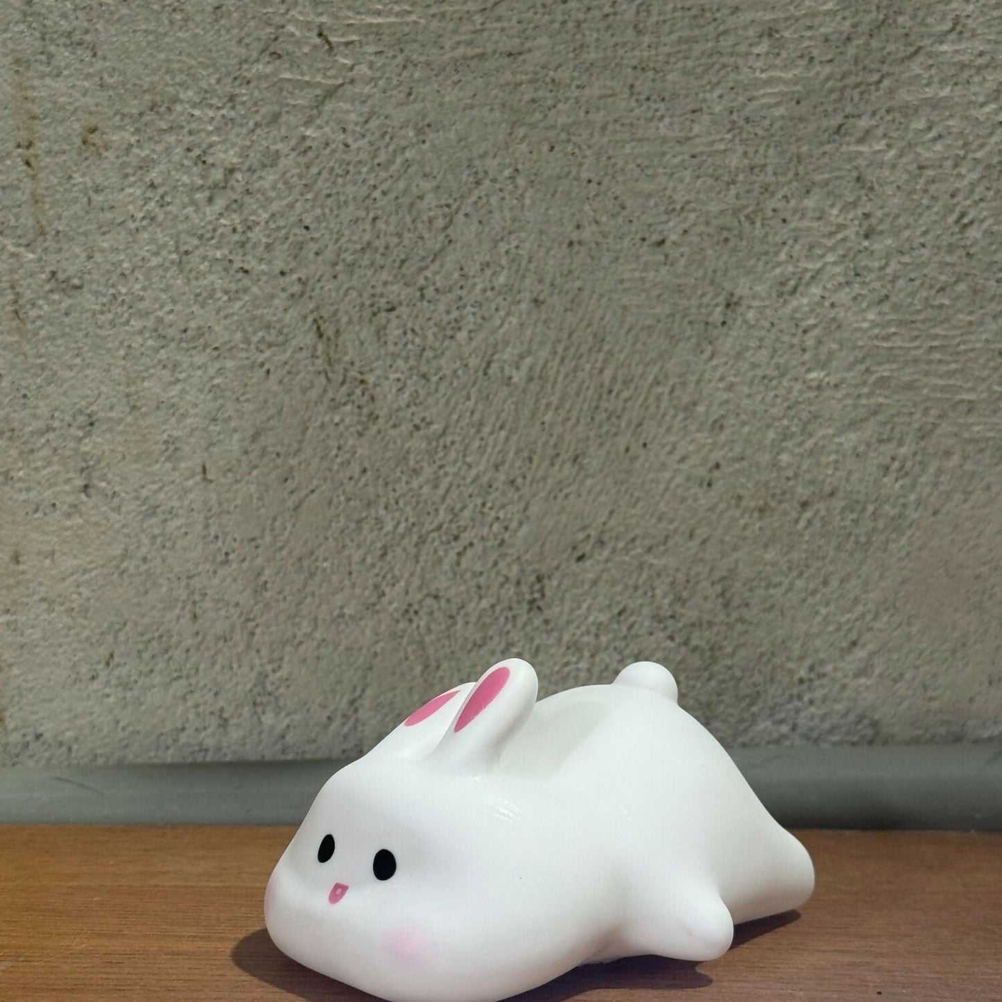 Cute Soft Bunny Night Light for Kids â€“ Warm Glow Silicone Animal Bedside