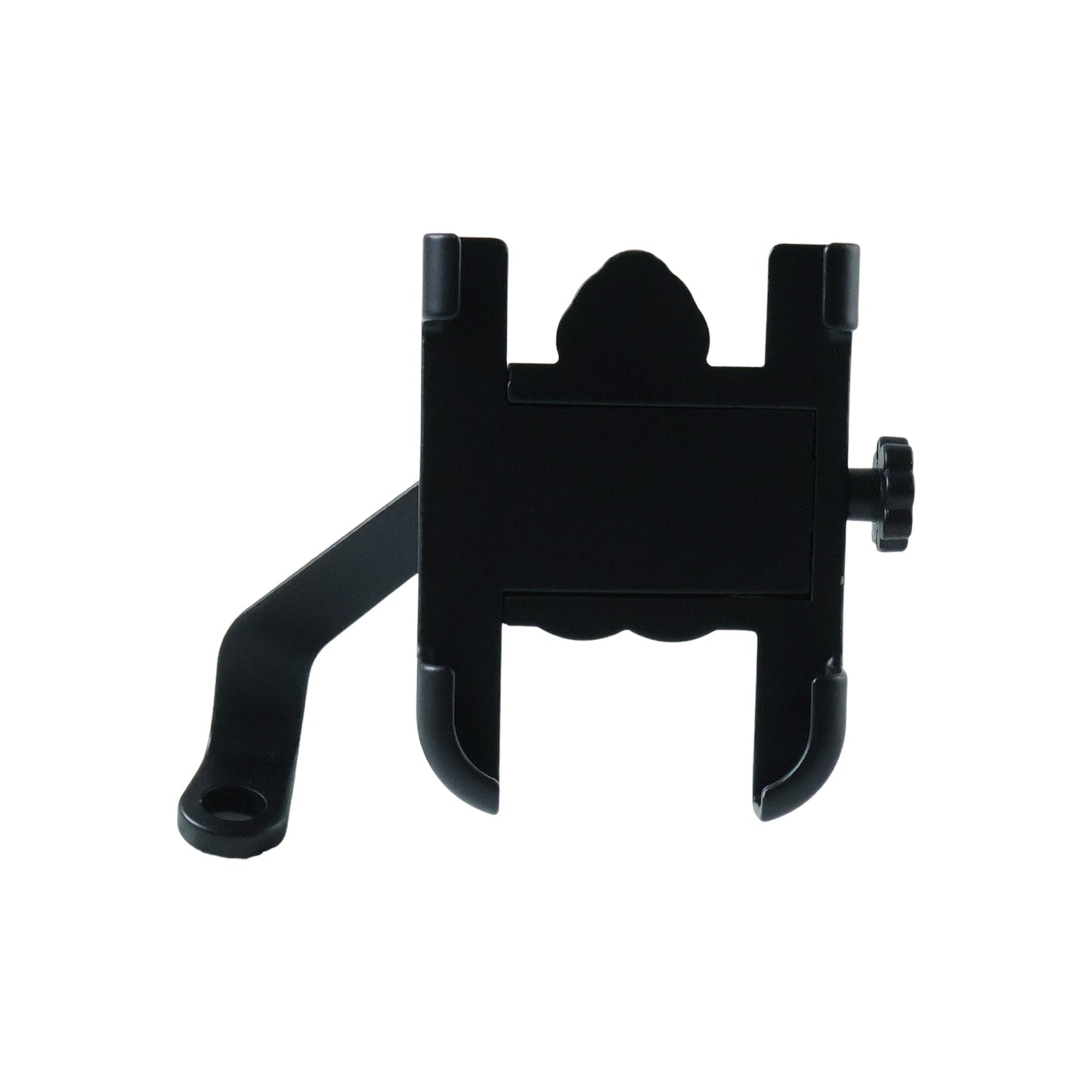 Mobile Phone Holder With Easy Adjustable Rear View Mirror Mount Solid Metal Cradle Stand Suitable for Bike & Mobile Phones