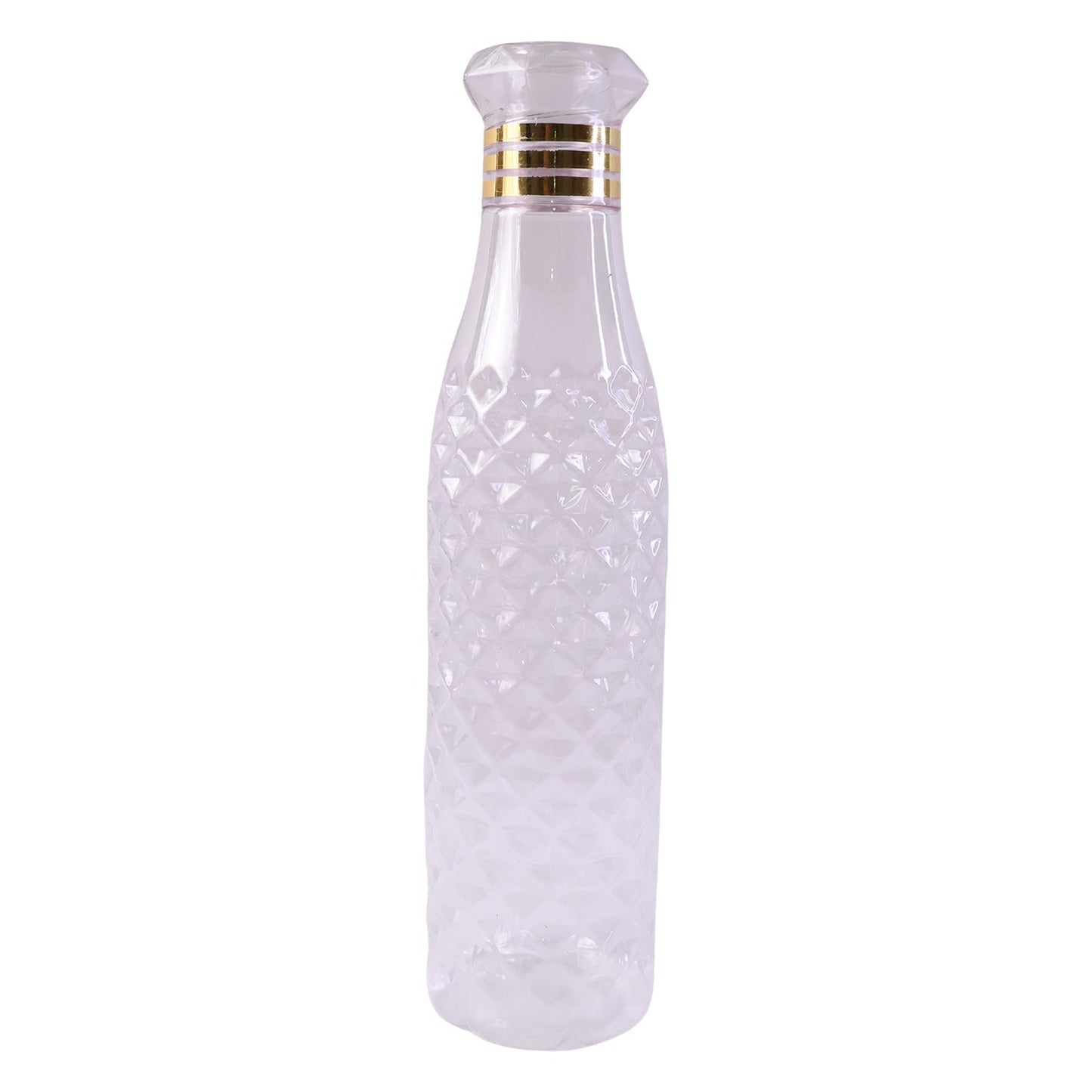 Premium Designer Transparent Water Bottle Set (6 Pc Set, 1000 ML Approx)
