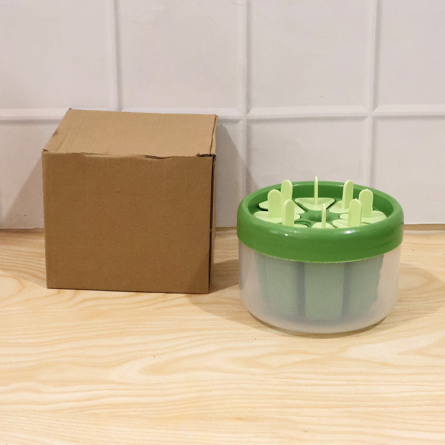 Plastic Ice Candy Popsicle Maker (8 Mold / 1 Set)