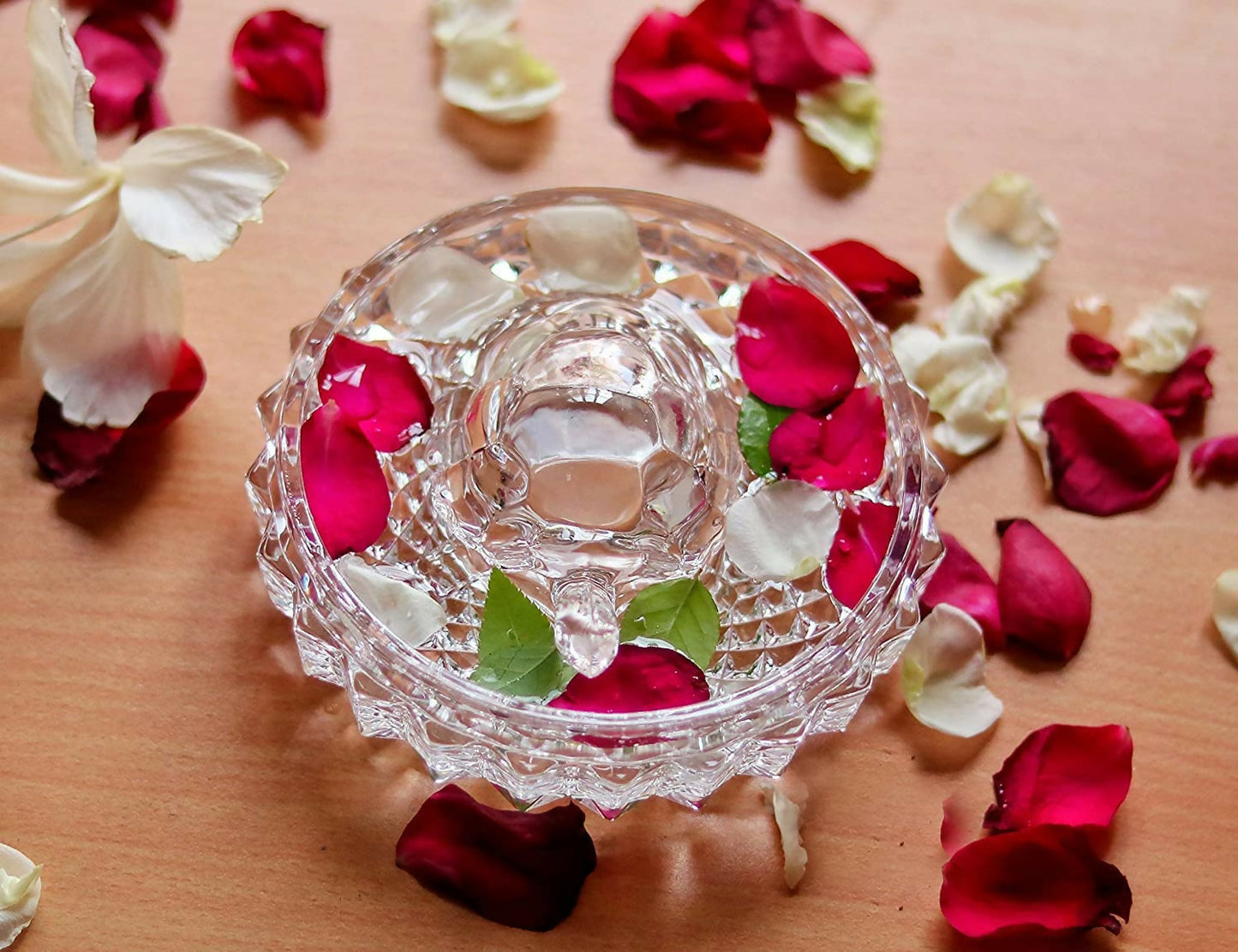Crystal Turtle Decorative tray Crystal Tortoise Glass Kachua with Beautiful Bowl Plate Fengshui Vastu Set for Good Luck Feng Shui Turtle Best Gift for Office Showcase Showpiece and Home DÃ©cor
