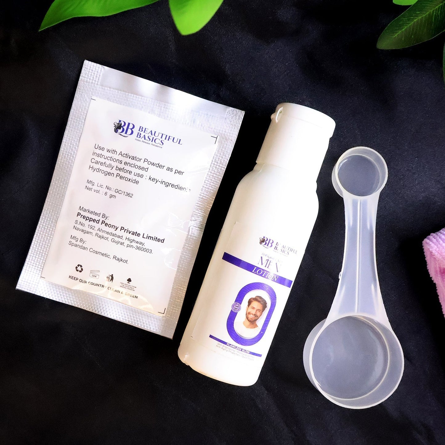 Beautiful Basics Menâ€™s Simple Bleach Cream Kit (1 Set)