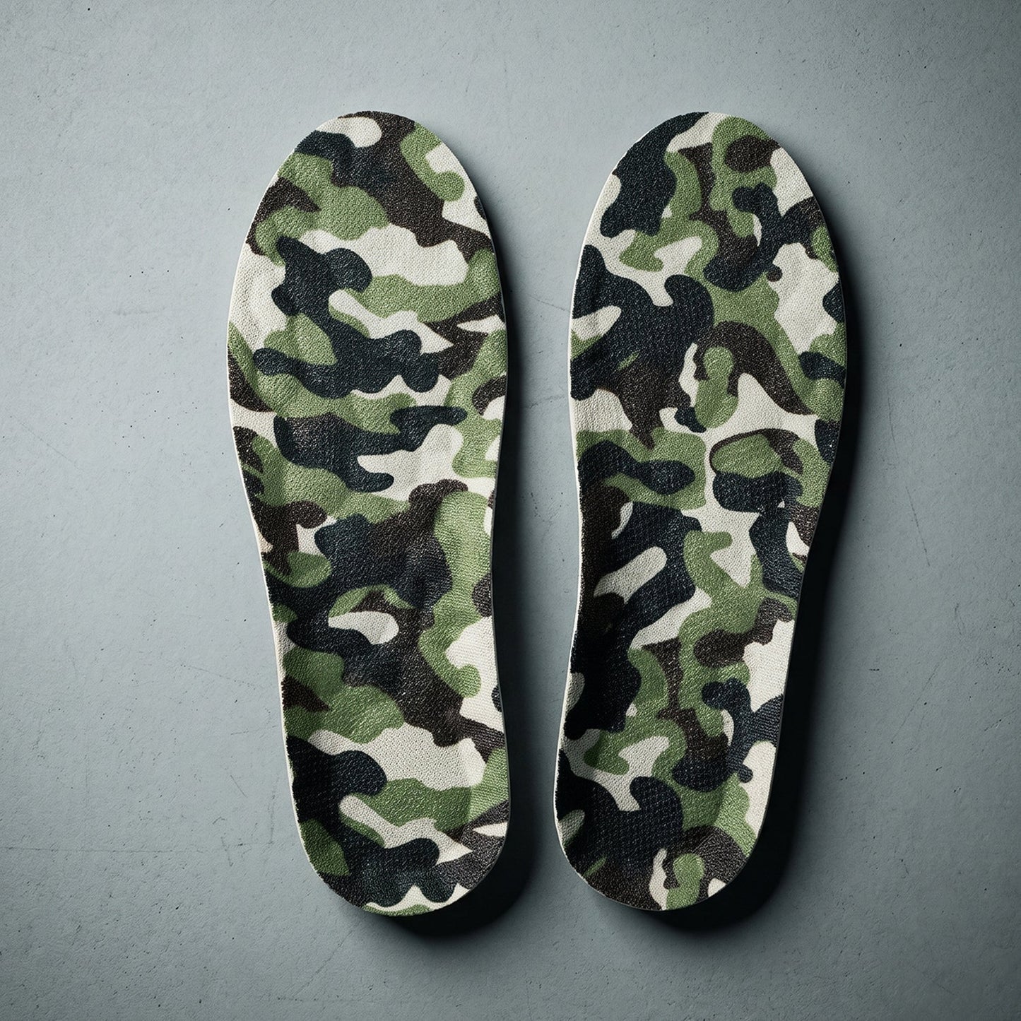 Camouflage Comfort Shoe Insoles Soft Cushion (1 Pair, 35 To 38 Size)