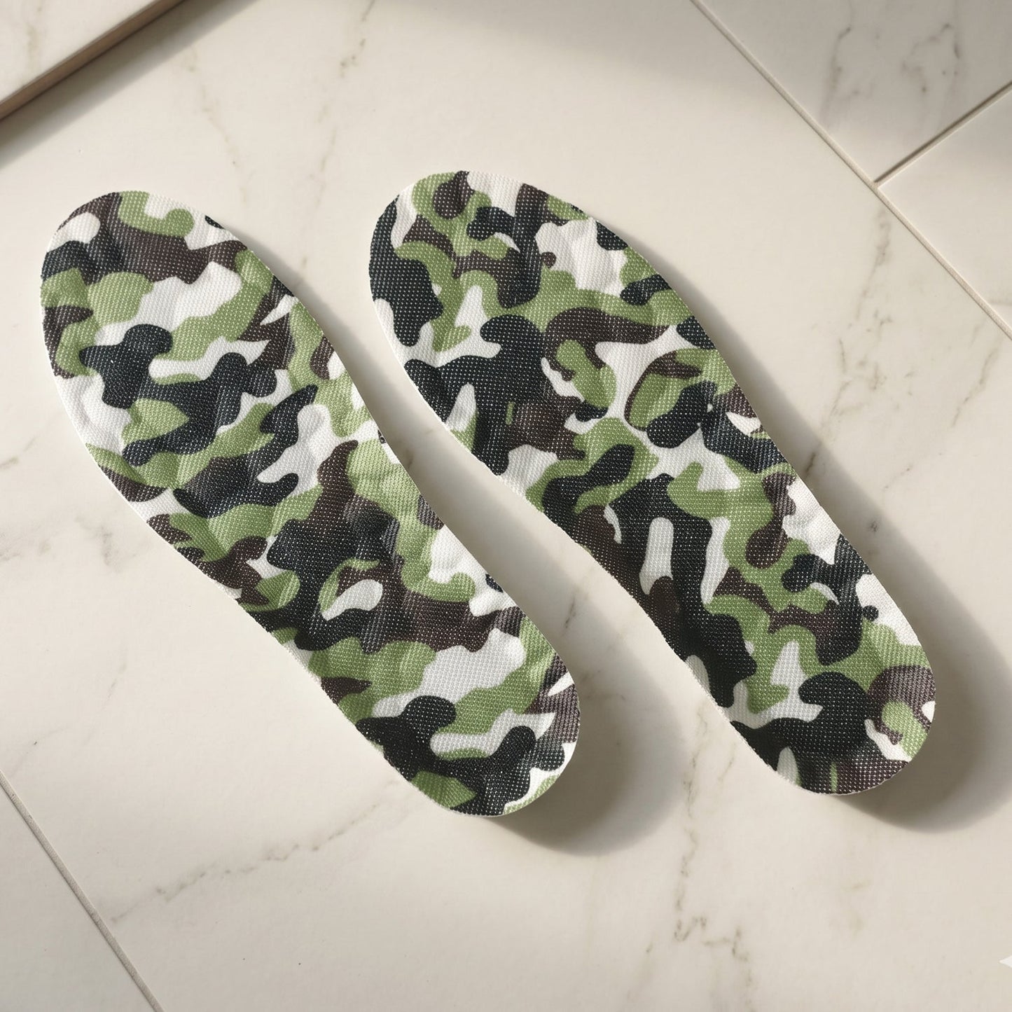Camouflage Comfort Shoe Insoles Soft Cushion (1 Pair, 35 To 38 Size)