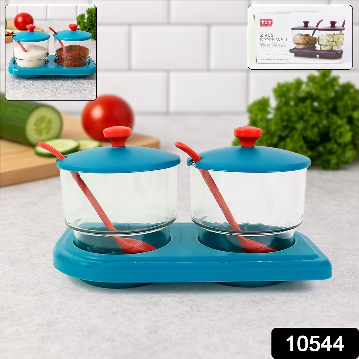 supermom Storewell Multipurpose Spice and Condiment Container Set (2 Pc)