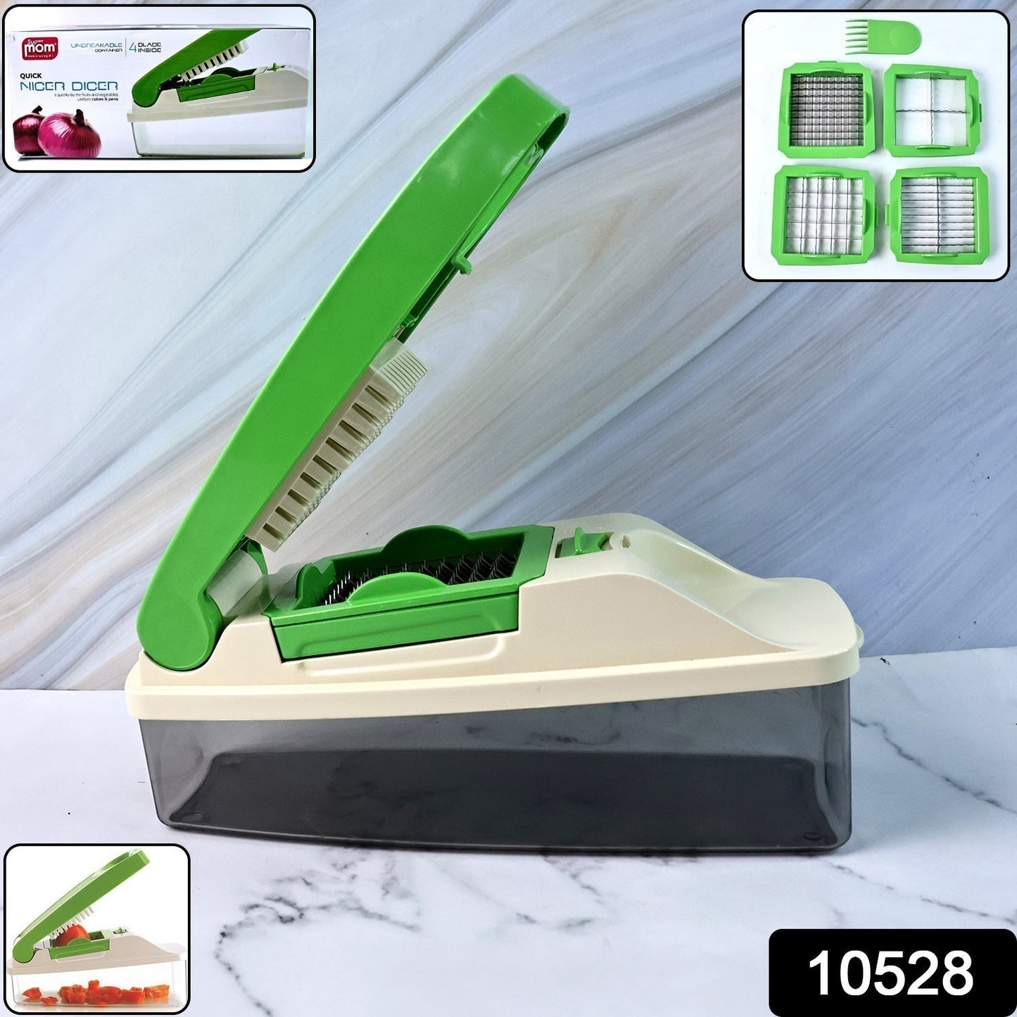 Supermom Quick Nicer Dicer â€“ Multipurpose Vegetable & Fruit Chopper