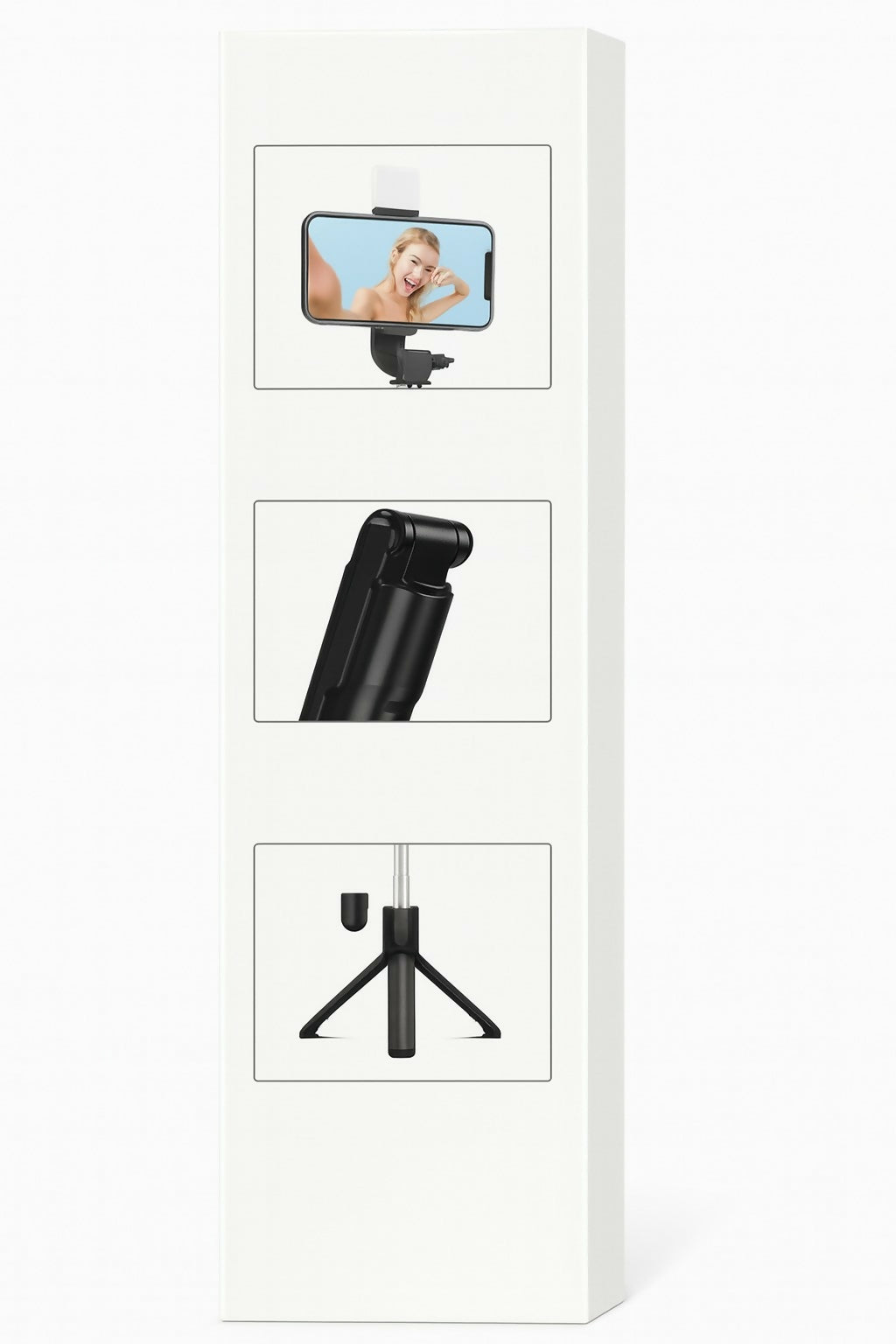 RLS 3-in-1 Selfie Stick Tripod with Detachable Wireless Remote & LED Fill Light for Smartphones â€“ Extendable Portable Selfie Stick Stand with Adjustable Phone Holder for Selfies, Vlogging, Video Calls & Travel