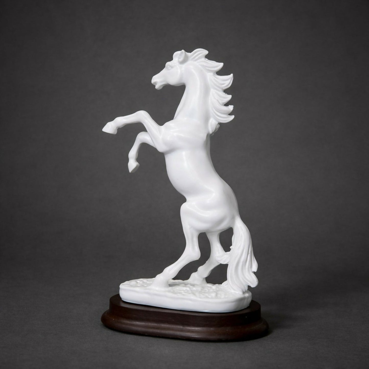 White Horse poly-resin Showpiece Statue for Home & Office DÃ©cor