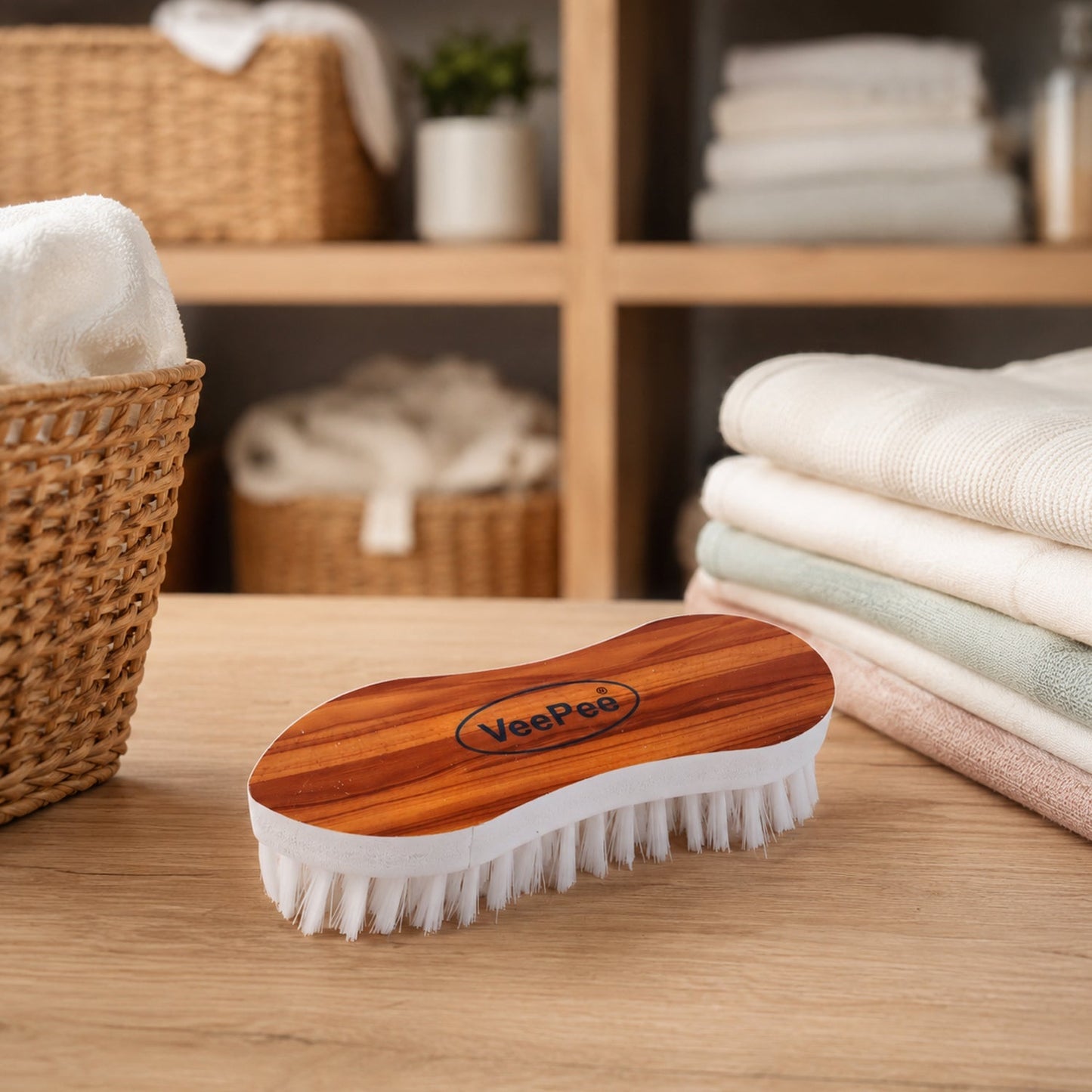 VeePee Ergonomic Cloth Washing Brush (1 Pc)