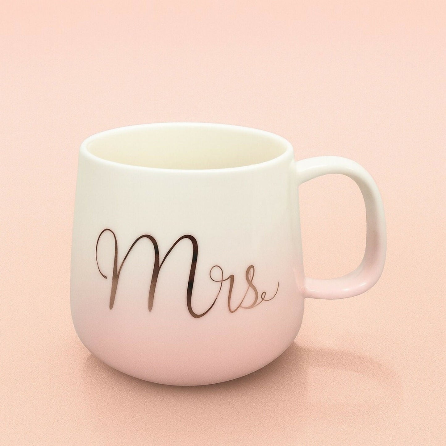 Mrs Gradient Pink Ceramic Mug | Elegant Ombre Tea & Coffee Cup for Women | Stylish Mrs Print Mug for Wife, Girlfriend, Sister & Mom | Premium Matte Finish Designer Mug | Perfect Gift for Anniversary, Birthday, Valentineâ€™s & Daily Use
