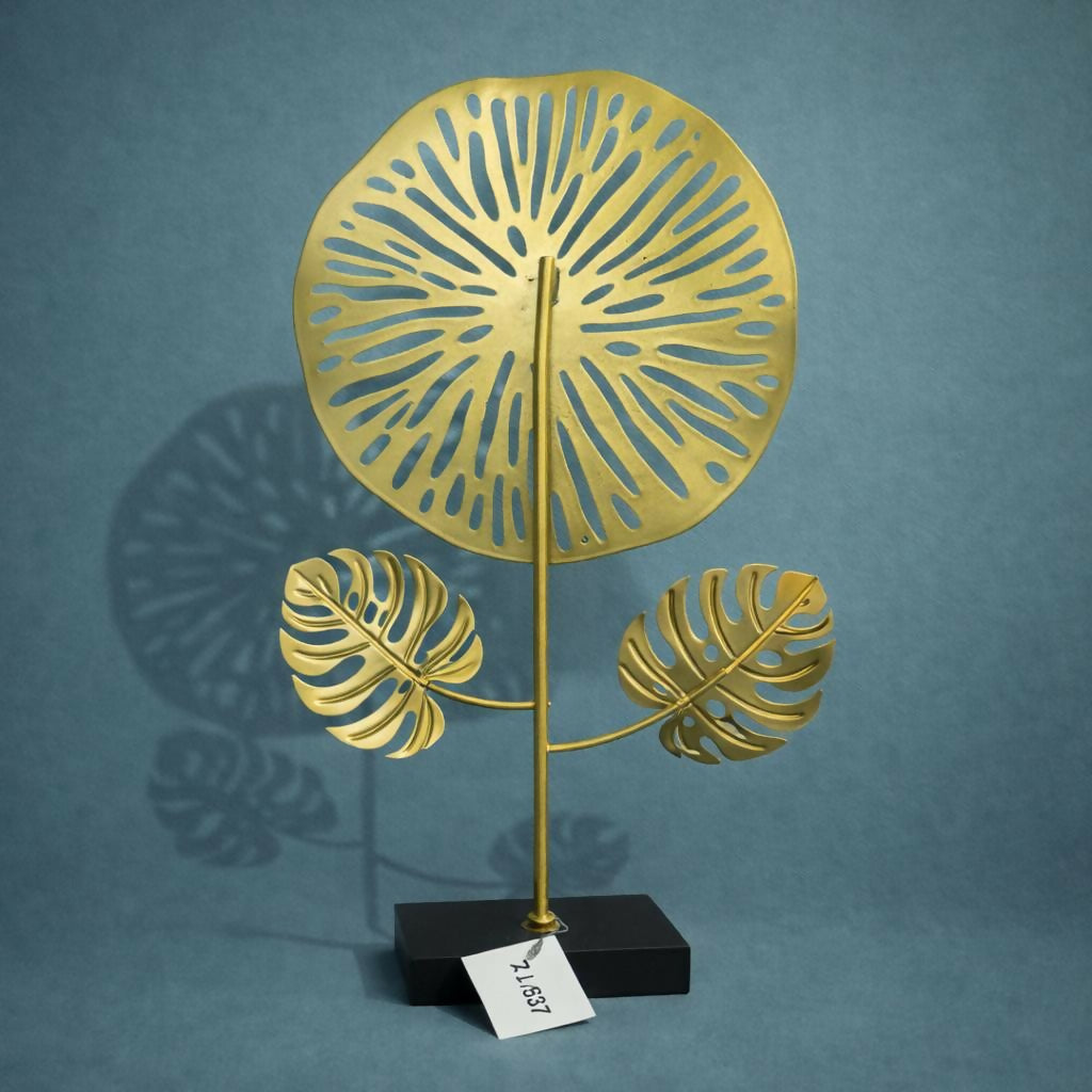 Modern Metal Flower Table Decor Showpiece for Home and Office